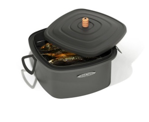 Коптильня горячего копчения Нельма Лайт Carbon антрацит