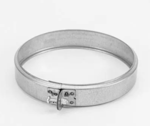 Хомут обжимной d = 120 мм h=46 мм НЕРЖАВЕЙКА  (GS)  (50)