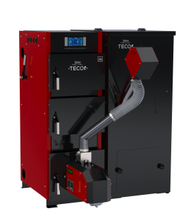 Котел отопительный TECO BOX 25 кВт пеллетный топливо - пеллеты; прист-ой бункер, автоподжиг (G -2