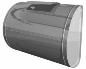 Бак 80 литров для регистра горизонтальный ЕВРО  (1)