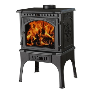 Печь-камин COOKER  чугунная d = 150 мм (10 кВт)