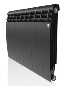 Радиатор биметаллический ROYAL THERMO BILINER BIANCO NOIR SABLE 500/80 - 10 секций