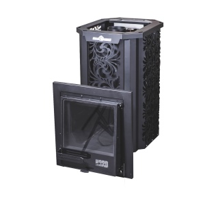 Печь-каменка HARD Хохлома 16M Панорама (14 - 18 м.куб)