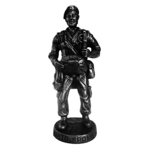 Статуэтка ХДИ-1.024  ДЕСАНТНИК патина (ГБ: 68 х 58 х 160 мм) ЛИТКОМ