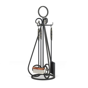 Каминный набор ВЕЗУВИЙ N 140 В БРОНЗА кованый