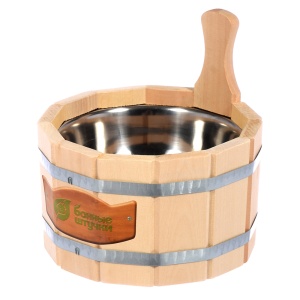 Шайка  3,5 л с нержавеющей вставкой ЛИПА Банные штучки