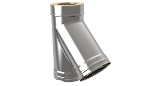 Сэндвич-тройник 45 гр. d = 120/200 мм (Н+Н)  (1 ММ)