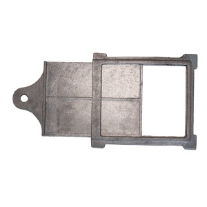 Задвижка 3В-6 БОЛЬШАЯ  (ПР: 395 х 265 мм)  3,98 кг РУССКАЯ ПЕЧЬ