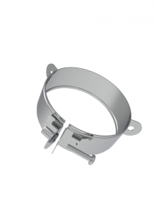 Хомут под растяжки d = 200 мм (1 ММ) h=35 мм НЕРЖАВЕЙКА  (30)