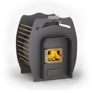 Печь-каменка САБАНТУЙ КАМЕНКА 20 С дверца со стеклом (10 - 20 м.куб)