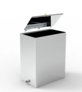 Бак наставной 50 литров 1 мм ЖАРА (500 х 400 х 250 мм, штуцер слева)