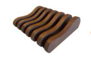 Подголовник анатомический, 350х325х98, ОЛЬХА/ТЕРМООЛЬХА