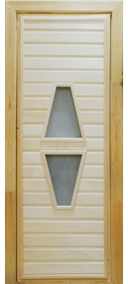 Дверной блок ЛИПА 700 х 1900 мм ПО- 9 ПЕСОЧНЫЕ ЧАСЫ стекло САТИН