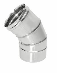 Колено 45 градусов d = 250 мм ТИС (0,8 ММ) (430 СТАНДАРТ)