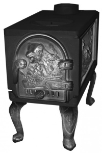 Печь-шашлычница ПМЧ-2 дачная (ГР: 291 х 488 х 489 мм) ЛИТКОМ