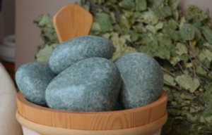 Камень ЖАДЕИТ ОТБОРНЫЙ (для бань и саун) шлифованный, фракция 130 - 170 мм  10 кг Хакасия