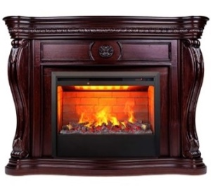 Портал Barcelona 26/33 античный дуб (АО-257)  для электроочага с 26/33 диагональю