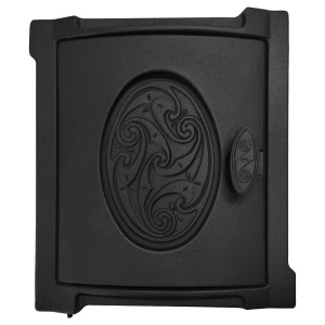 Дверца топочная ДТУ-4А КЕЛЬТЫ уплотненная крашеная RLK 519  (ПР: 250 х 280 мм) ЛИТКОМ